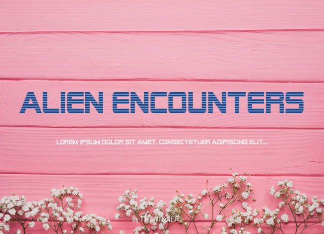 Alien Encounters example